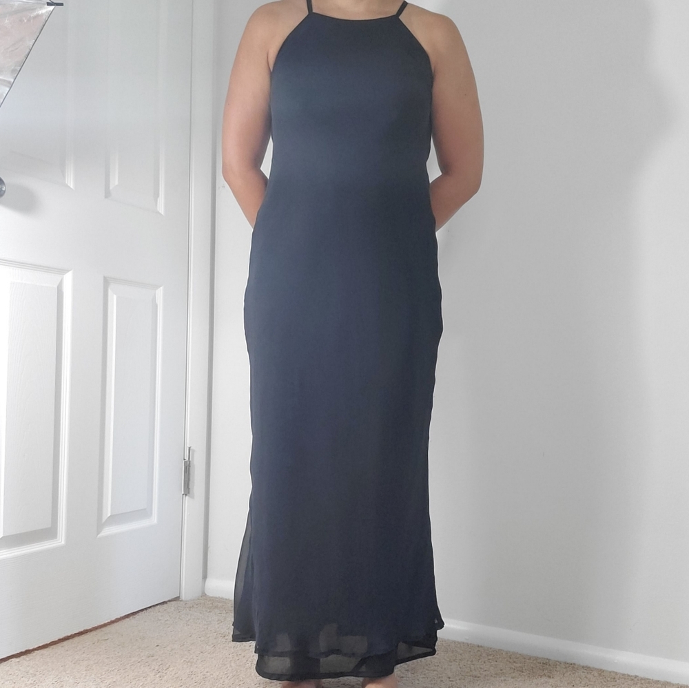 Vintage 90’s Express Silk Maxi Dress